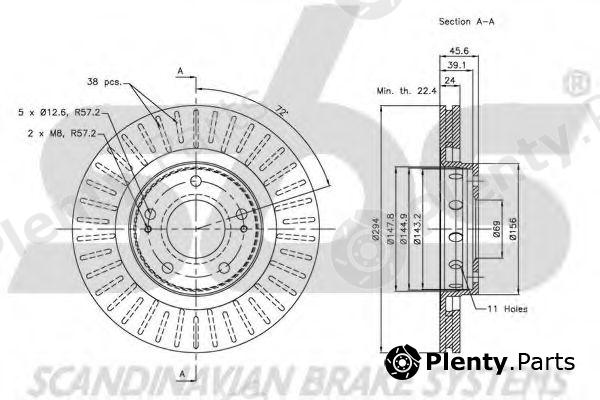  sbs part 1815203043 Brake Disc