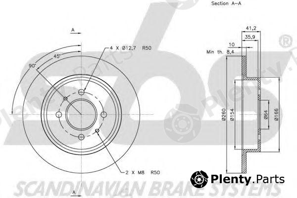  sbs part 1815203045 Brake Disc