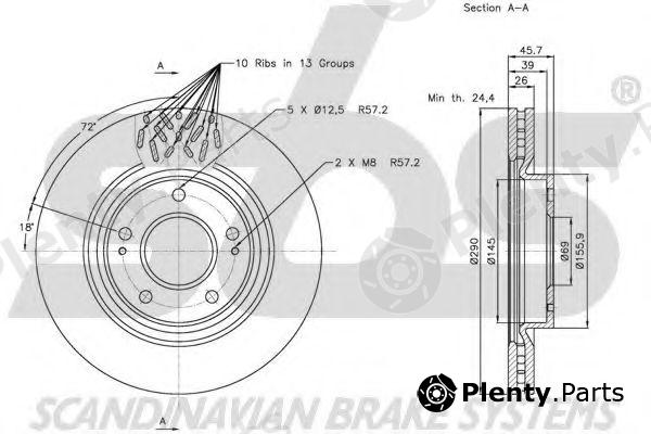  sbs part 1815203046 Brake Disc