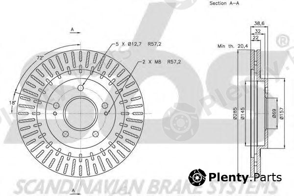  sbs part 1815203048 Brake Disc