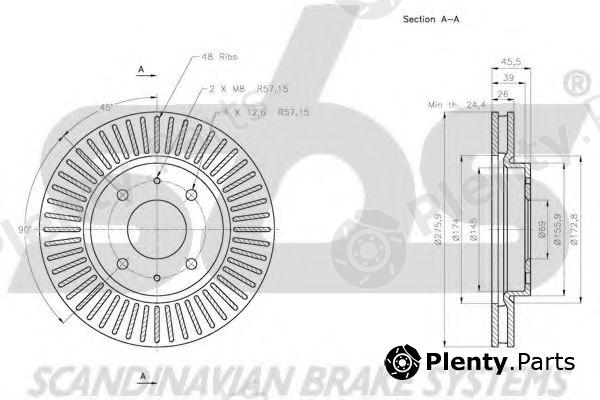  sbs part 1815203052 Brake Disc