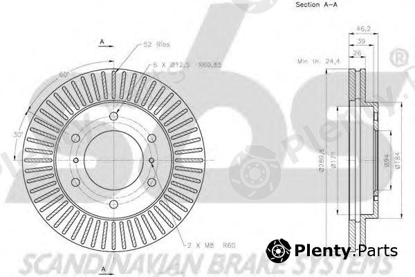  sbs part 1815203054 Brake Disc