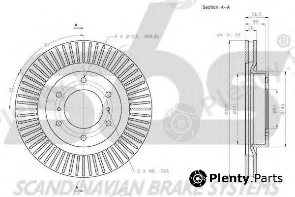  sbs part 1815203055 Brake Disc