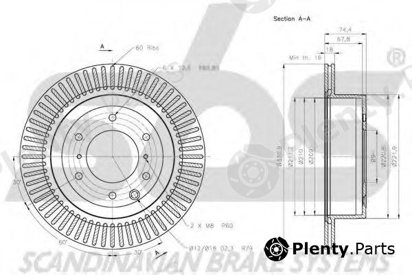  sbs part 1815203056 Brake Disc