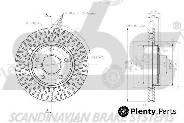  sbs part 1815203057 Brake Disc