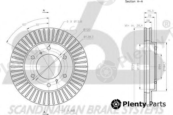  sbs part 1815203059 Brake Disc
