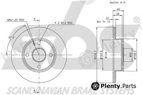 sbs part 1815203225 Brake Disc
