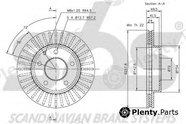  sbs part 1815203227 Brake Disc