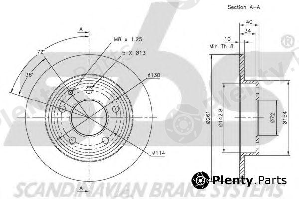 sbs part 1815203228 Brake Disc