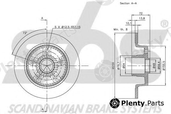  sbs part 1815203233 Brake Disc