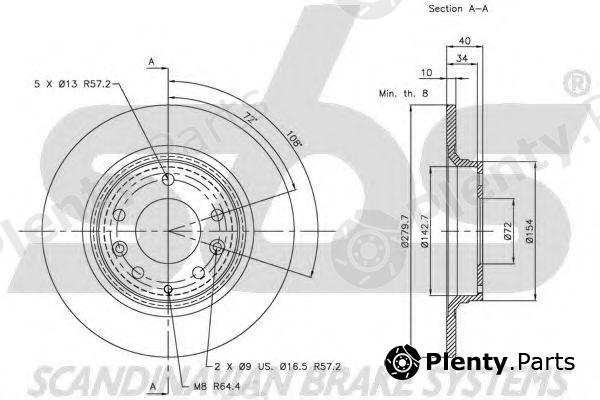  sbs part 1815203246 Brake Disc