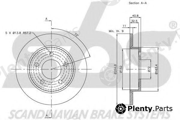  sbs part 1815203250 Brake Disc