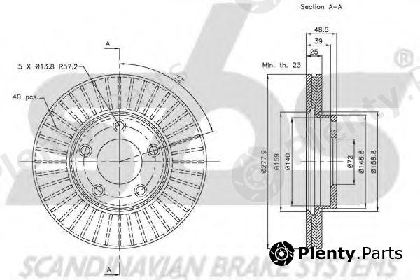  sbs part 1815203251 Brake Disc