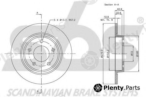  sbs part 1815203252 Brake Disc