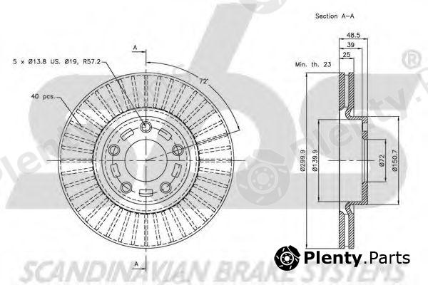  sbs part 1815203253 Brake Disc