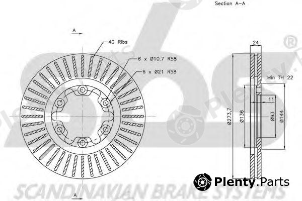  sbs part 1815203256 Brake Disc