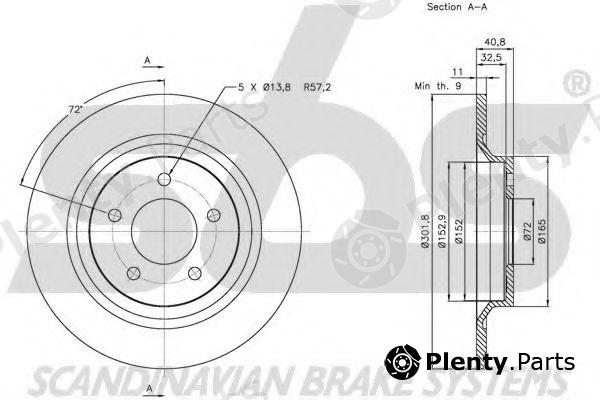  sbs part 1815203261 Brake Disc