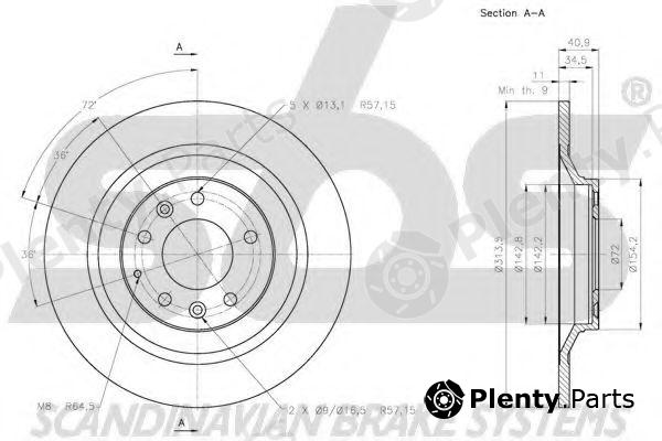  sbs part 1815203265 Brake Disc