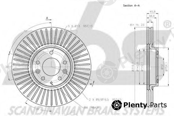  sbs part 1815203266 Brake Disc
