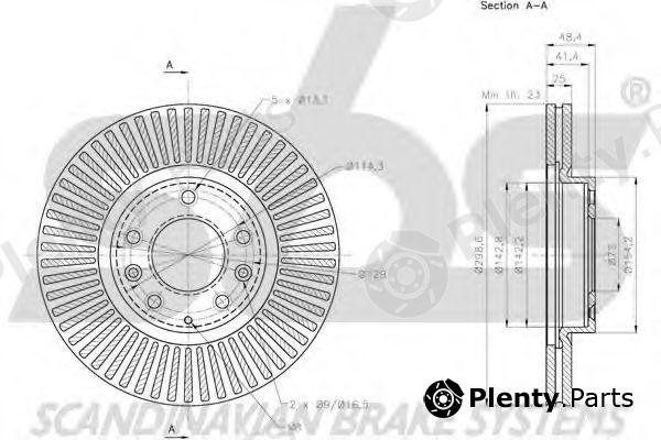  sbs part 1815203268 Brake Disc
