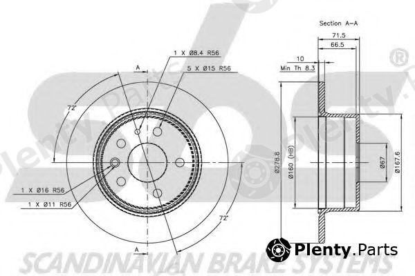  sbs part 1815203305 Brake Disc