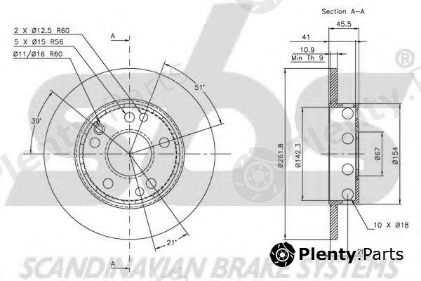  sbs part 1815203306 Brake Disc