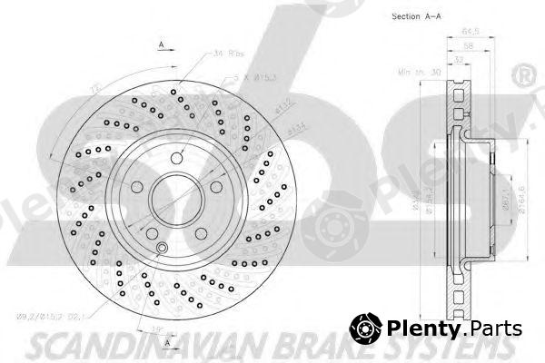  sbs part 18152033102 Brake Disc