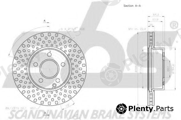  sbs part 18152033106 Brake Disc