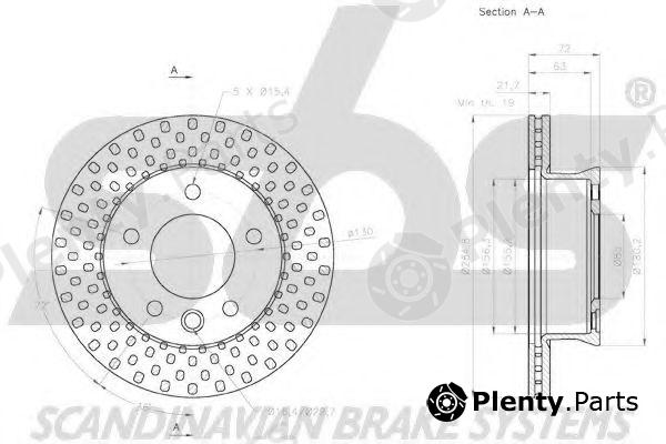  sbs part 18152033107 Brake Disc