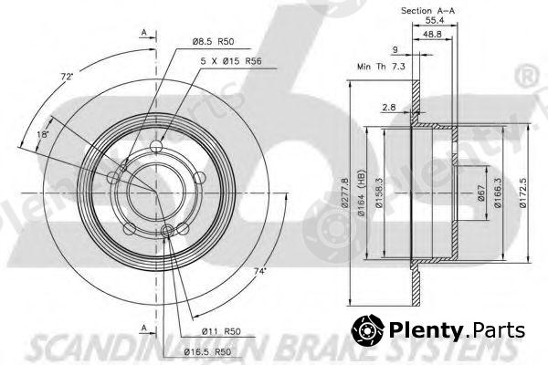  sbs part 1815203320 Brake Disc