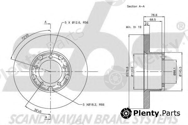  sbs part 1815203325 Brake Disc
