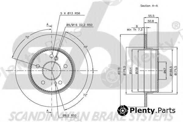  sbs part 1815203326 Brake Disc