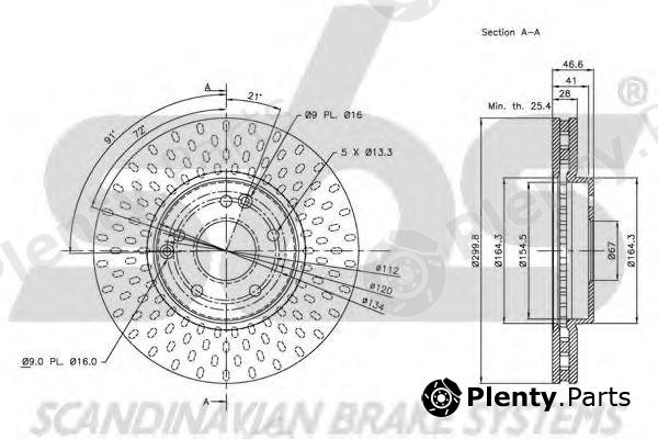  sbs part 1815203341 Brake Disc