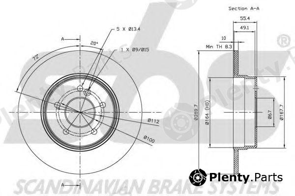  sbs part 1815203342 Brake Disc
