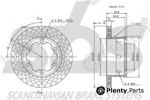  sbs part 1815203344 Brake Disc