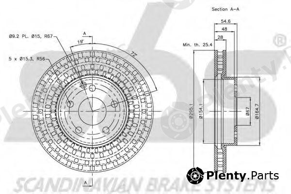 sbs part 1815203358 Brake Disc