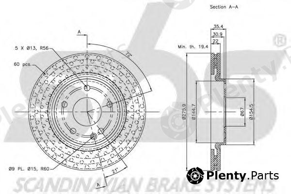  sbs part 1815203370 Brake Disc