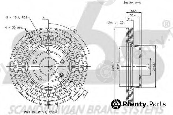  sbs part 1815203375 Brake Disc