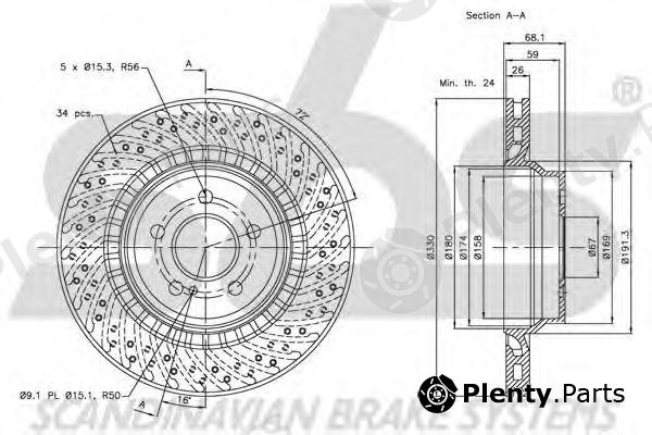  sbs part 1815203379 Brake Disc