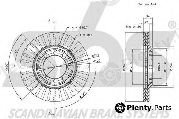  sbs part 1815203401 Brake Disc