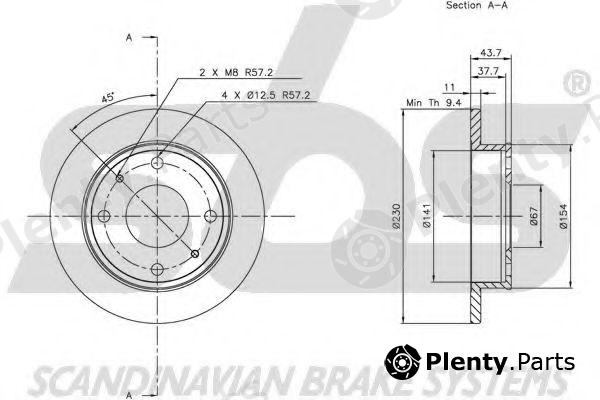  sbs part 1815203407 Brake Disc
