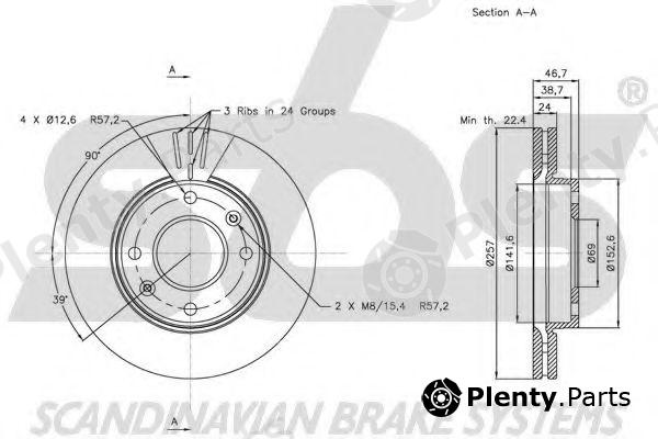  sbs part 1815203410 Brake Disc