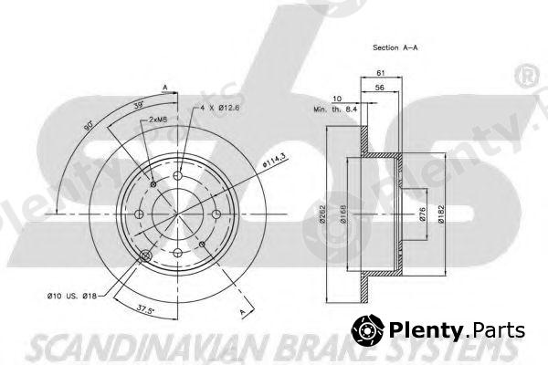  sbs part 1815203412 Brake Disc