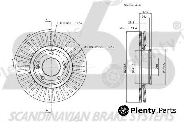  sbs part 1815203413 Brake Disc