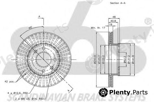  sbs part 1815203419 Brake Disc