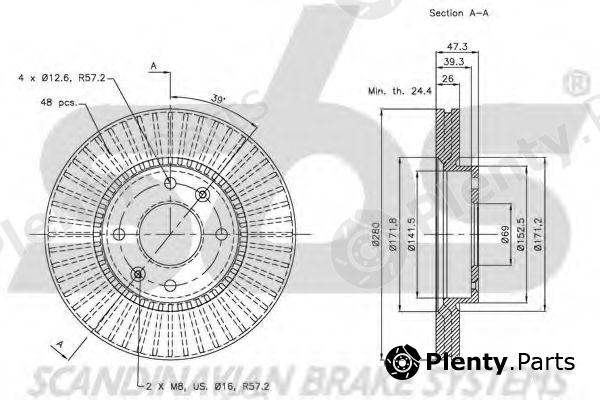  sbs part 1815203420 Brake Disc