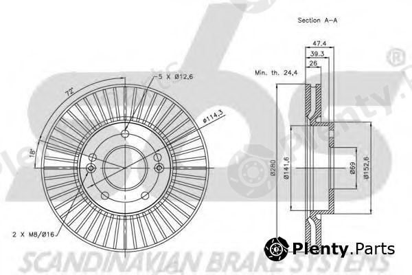  sbs part 1815203421 Brake Disc
