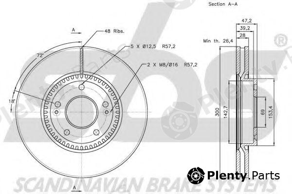  sbs part 1815203422 Brake Disc