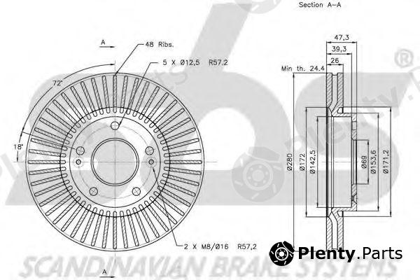  sbs part 1815203423 Brake Disc