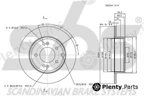  sbs part 1815203425 Brake Disc